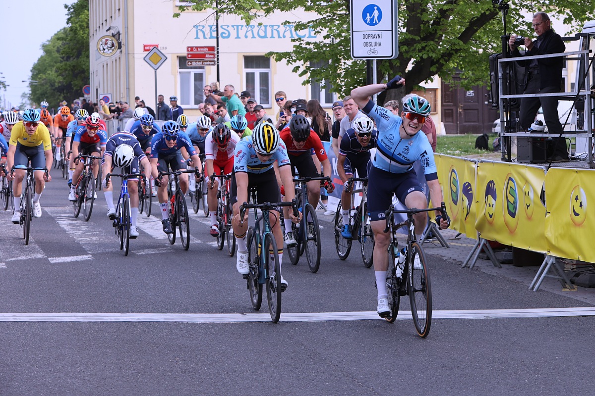 Ve Štětí 2.b etapu vyhrál Estonec Romet Pajour. Foto: Patrik Pátek/PatRESS